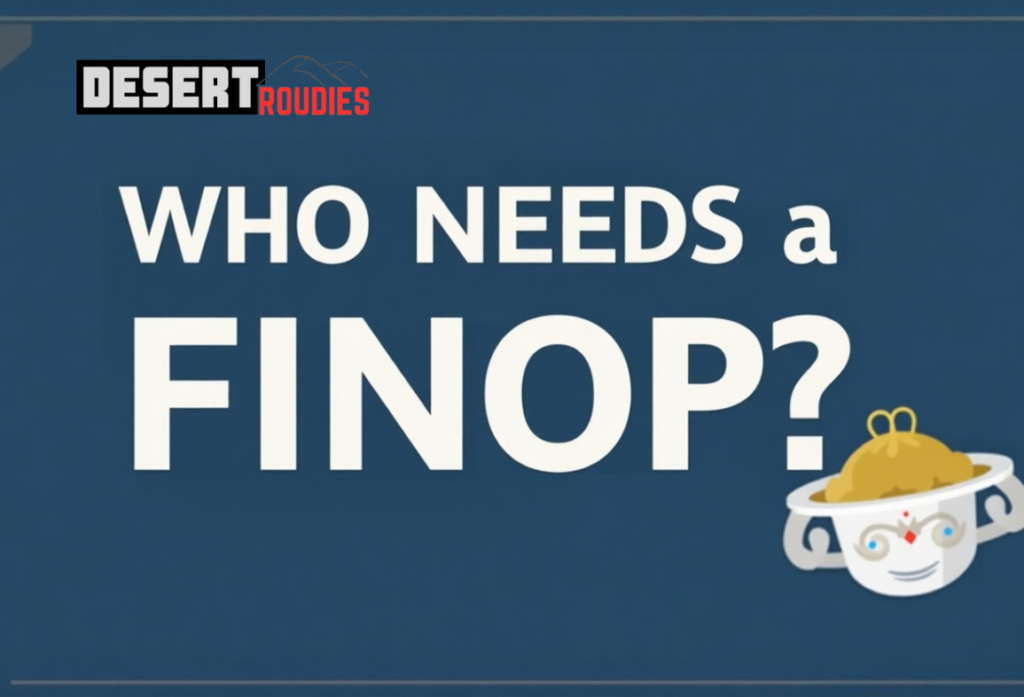 who needs a finop