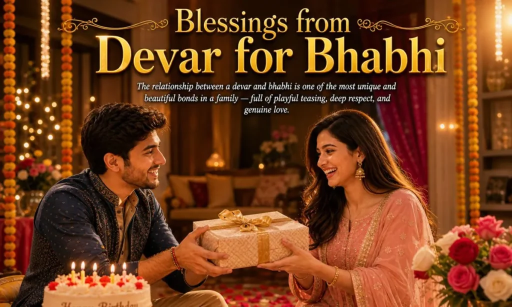 Blessings from Devar for Bhabhi